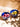 2 Mini bowls Chabi Chic Collection - Bleu Majorelle