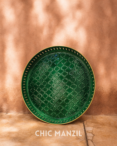 Emerald Riviera Tray | Serving Tray