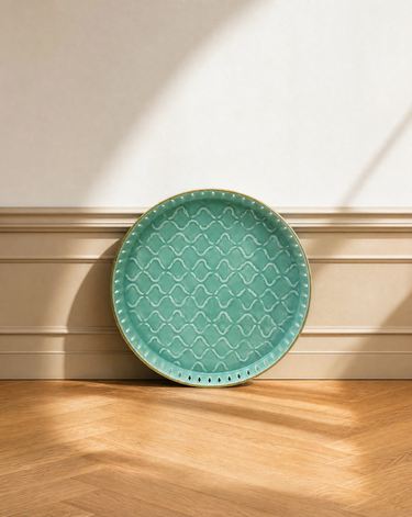 Turquoise Riviera Tray | Serving Tray