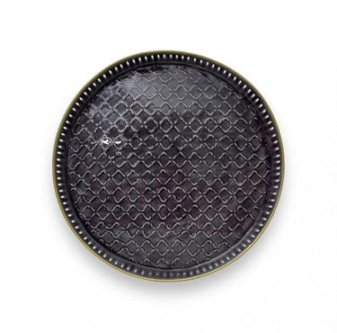 Dark Navy Riviera Tray | Large Serving Tray