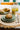 Small Plate Empreinte Mint Gold